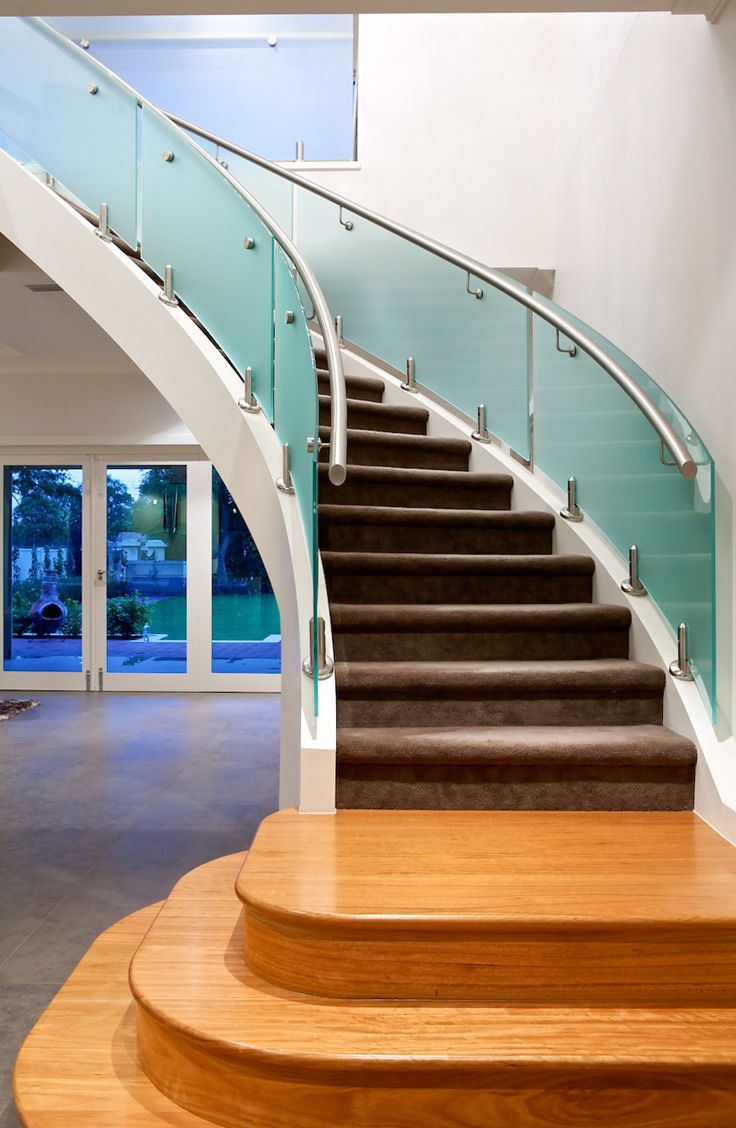 Curved Glass Railing Elements Mumbai